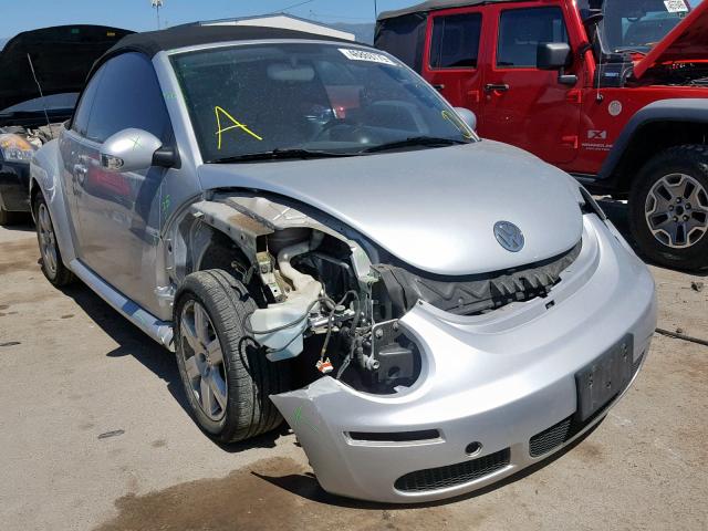 3VWPF31Y37M414879 - 2007 VOLKSWAGEN NEW BEETLE ვერცხლისფერი ფოტო 1