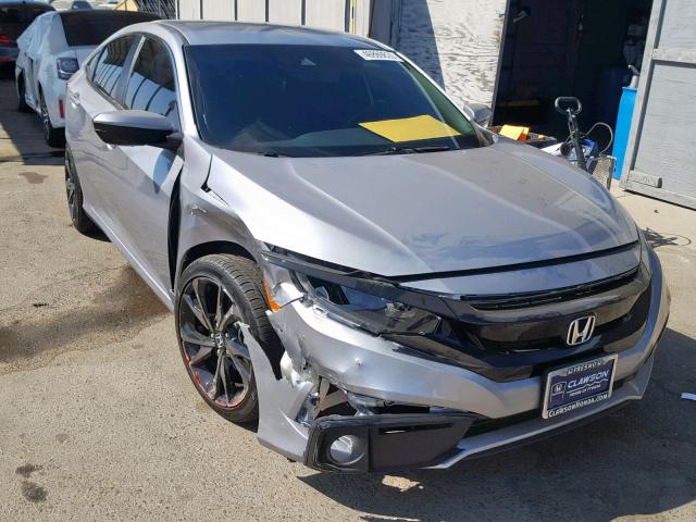 19XFC2F86KE209537 - 2019 HONDA CIVIC SPOR GRAY photo 1