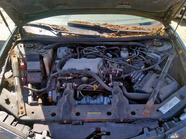 2G1WF55E829229683 - 2002 CHEVROLET IMPALA GREEN photo 7