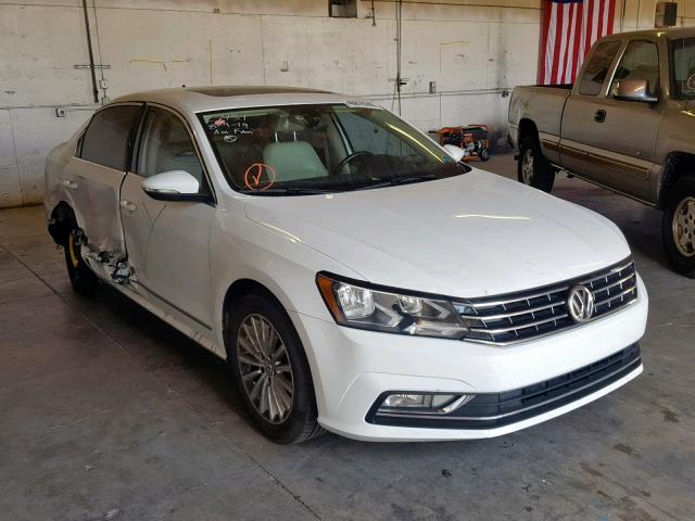 1VWBT7A34GC018282 - 2016 VOLKSWAGEN PASSAT SE WHITE photo 1