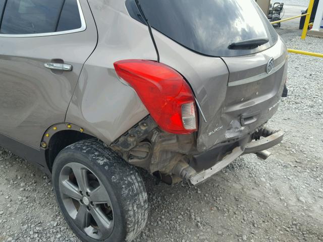 KL4CJASB4FB161456 - 2015 BUICK ENCORE BROWN photo 9