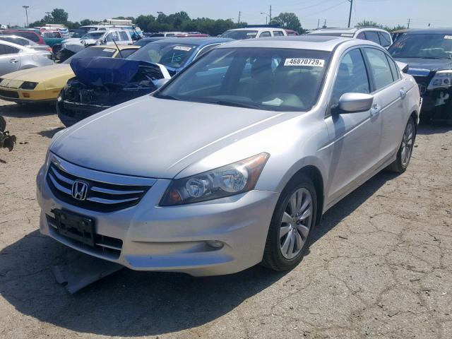 1HGCP3F8XBA013456 - 2011 HONDA ACCORD EXL SILVER photo 2