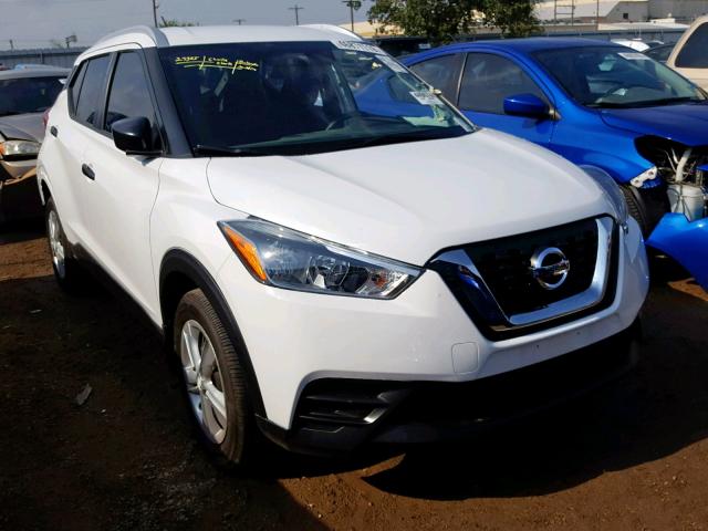 3N1CP5CU3KL540309 - 2019 NISSAN KICKS S WHITE photo 1