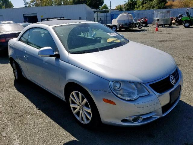 WVWFA71F27V030147 - 2007 VOLKSWAGEN EOS 2.0T L SILVER photo 1