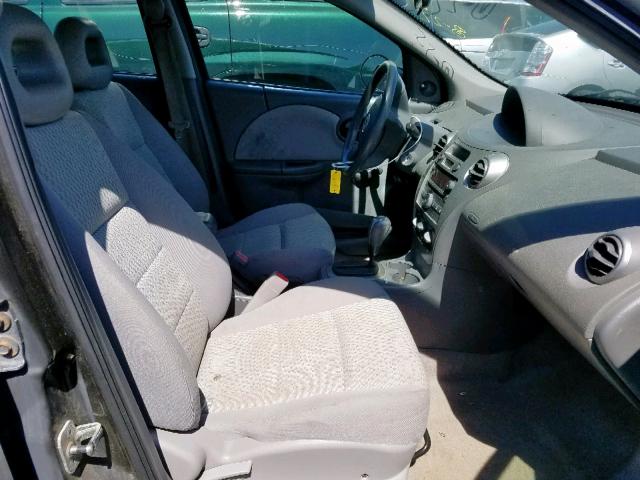 1G8AJ55F67Z125600 - 2007 SATURN ION LEVEL GRAY photo 5