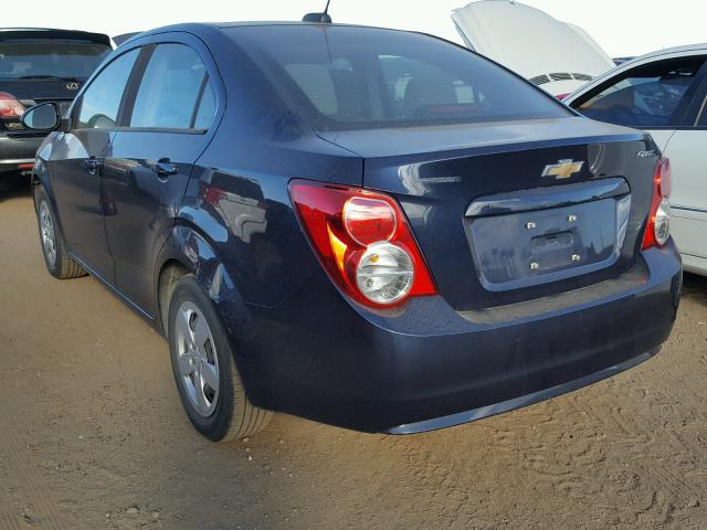 1G1JB5SH9F4167241 - 2015 CHEVROLET SONIC LS 蓝色 照片 3