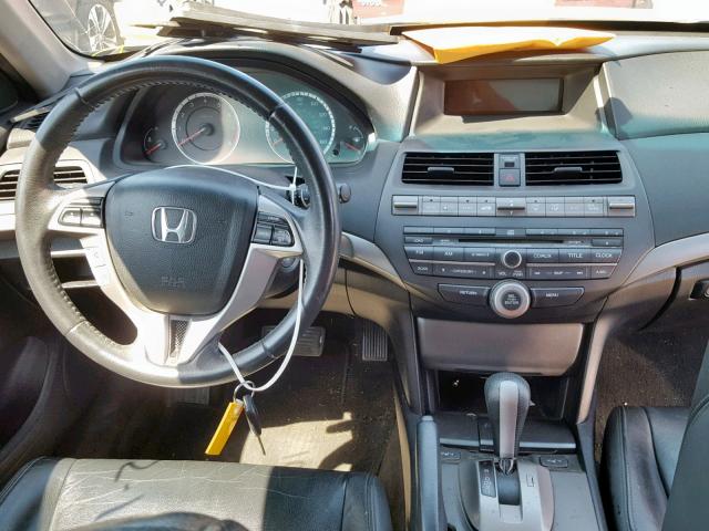 1HGCS1B8XAA000391 - 2010 HONDA ACCORD EXL BLACK photo 9