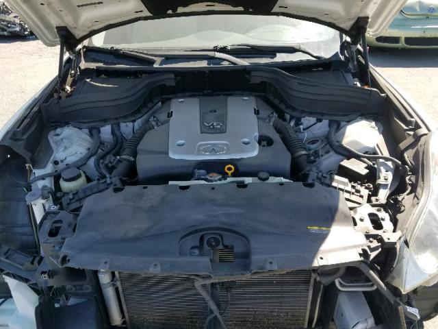 JN1AJ0HR5AM752102 - 2010 INFINITI EX35 BASE WHITE photo 7