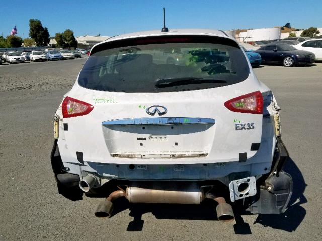 JN1AJ0HR5AM752102 - 2010 INFINITI EX35 BASE WHITE photo 9