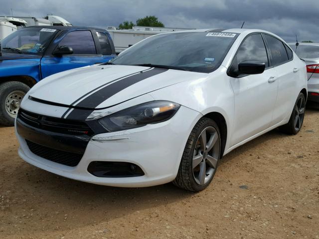 1C3CDFBB9GD539761 - 2016 DODGE DART SXT WHITE photo 2