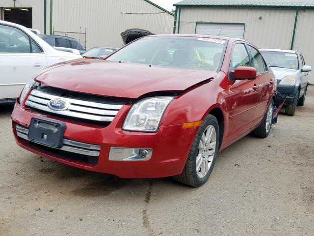 3FAHP08177R253750 - 2007 FORD FUSION SEL RED photo 2