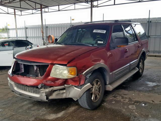 1FMPU17L54LA18731 - 2004 FORD EXPEDITION RED photo 2
