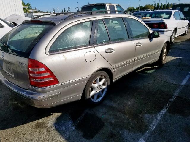 WDBRH81J73F366687 - 2003 MERCEDES-BENZ C 240 SPOR BEIGE photo 4