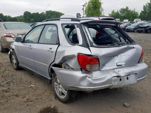 JF1GG29693G812041 - 2003 SUBARU IMPREZA WR SILVER photo 3