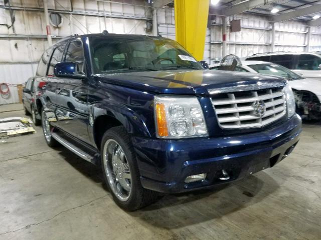 1GYEK63N04R124016 - 2004 CADILLAC ESCALADE L BLUE photo 1