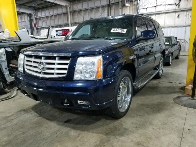 1GYEK63N04R124016 - 2004 CADILLAC ESCALADE L BLUE photo 2