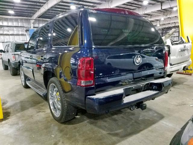 1GYEK63N04R124016 - 2004 CADILLAC ESCALADE L BLUE photo 3