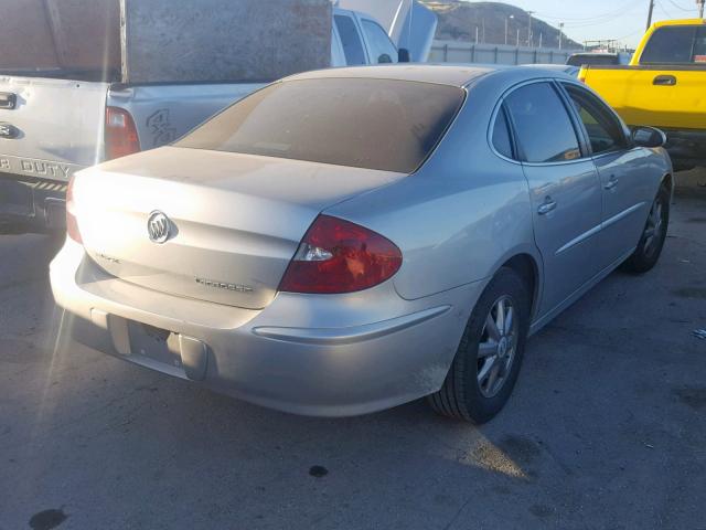 2G4WD552671179662 - 2007 BUICK LACROSSE C SILVER photo 4