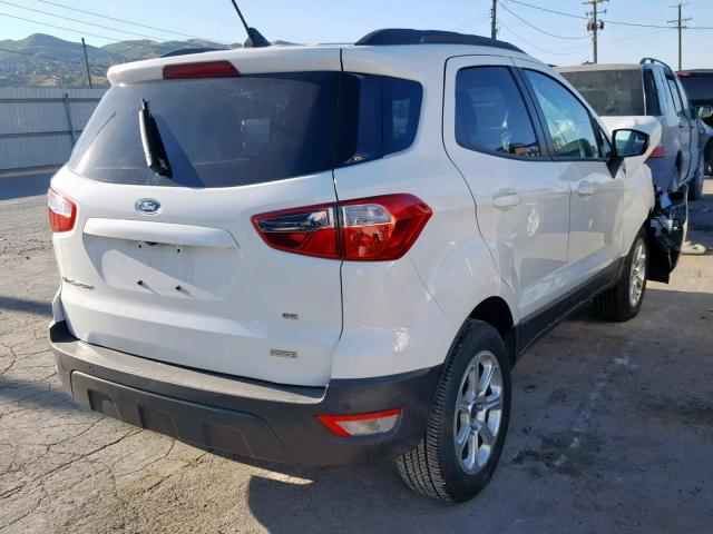 MAJ3P1TE7JC201700 - 2018 FORD ECOSPORT S WHITE photo 4