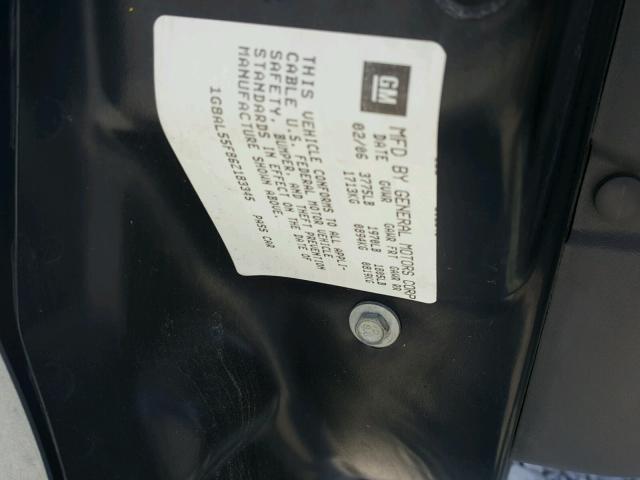 1G8AL55F86Z183345 - 2006 SATURN ION LEVEL GRAY photo 10