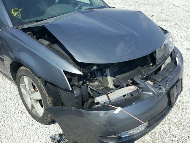 1G8AL55F86Z183345 - 2006 SATURN ION LEVEL GRAY photo 9