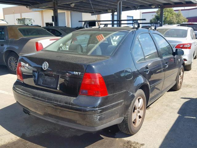 3VWSE69M93M062627 - 2003 VOLKSWAGEN JETTA GLS BLACK photo 4