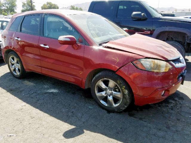 5J8TB18507A016136 - 2007 ACURA RDX TECHNO RED photo 1