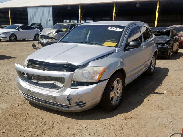 1B3HB48A59D132549 - 2009 DODGE CALIBER SX SILVER photo 2