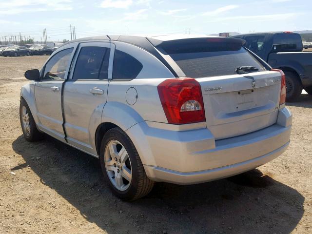 1B3HB48A59D132549 - 2009 DODGE CALIBER SX SILVER photo 3