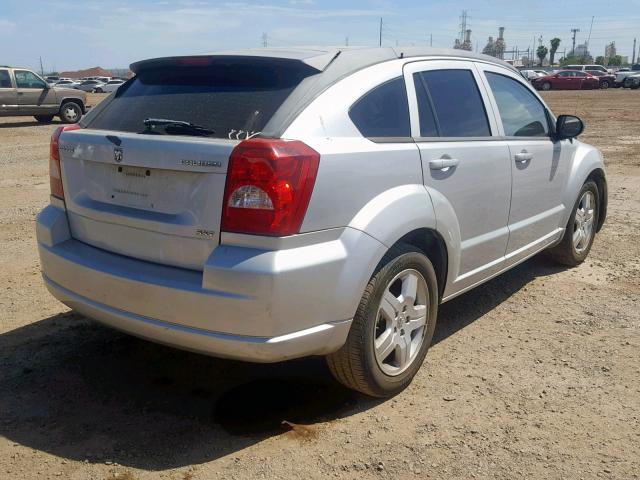 1B3HB48A59D132549 - 2009 DODGE CALIBER SX SILVER photo 4