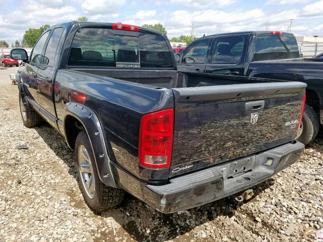 1D7HU18236S669675 - 2006 DODGE RAM 1500 S BLACK photo 3