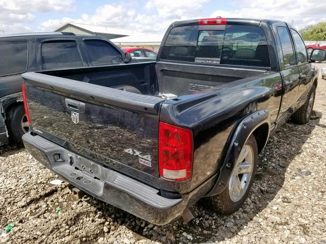 1D7HU18236S669675 - 2006 DODGE RAM 1500 S BLACK photo 4