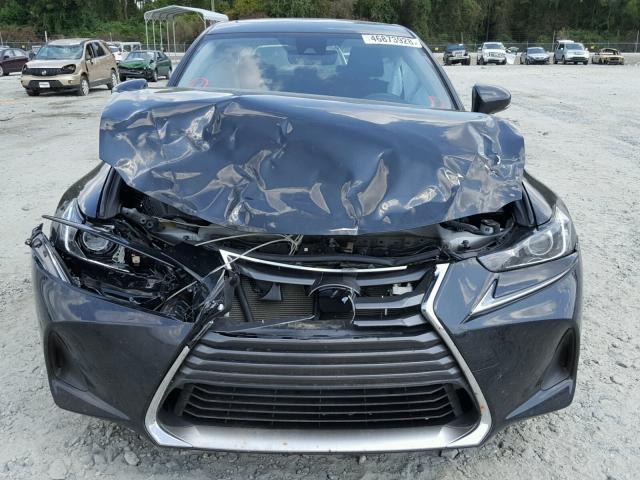 JTHBA1D24J5069025 - 2018 LEXUS IS 200T BLACK photo 9