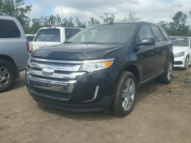 2FMDK3KC1DBB41583 - 2013 FORD EDGE LIMIT BLACK photo 2