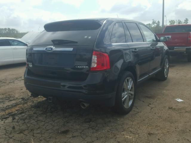 2FMDK3KC1DBB41583 - 2013 FORD EDGE LIMIT BLACK photo 4