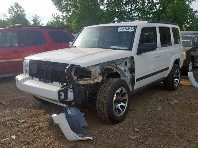 1J8HG48P89C502024 - 2009 JEEP COMMANDER თეთრი ფოტო 2