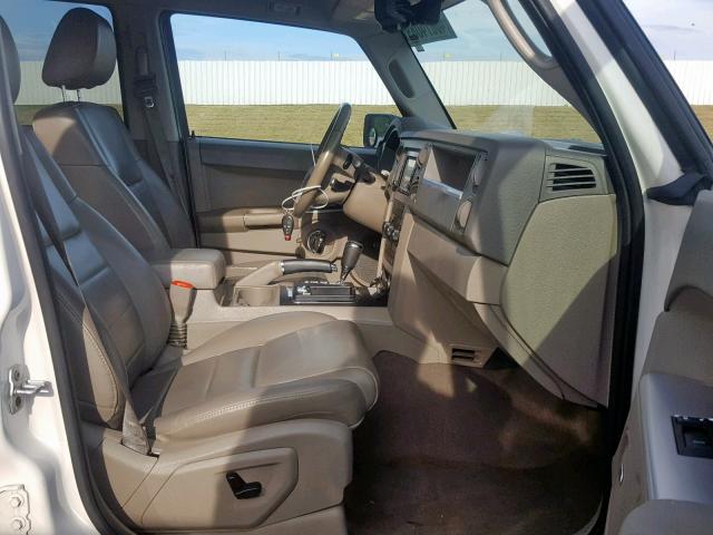 1J8HG48P89C502024 - 2009 JEEP COMMANDER თეთრი ფოტო 5