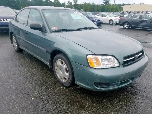 4S3BE635327215712 - 2002 SUBARU LEGACY L GREEN photo 1