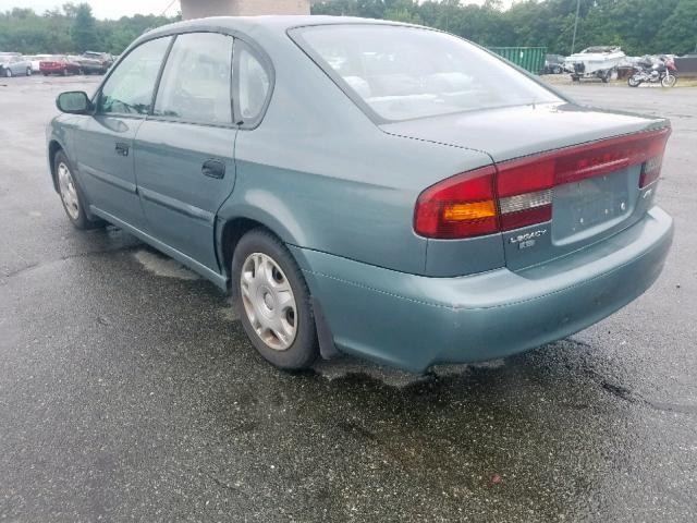 4S3BE635327215712 - 2002 SUBARU LEGACY L GREEN photo 3