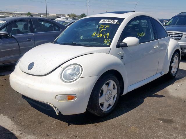 3VWCK21C31M429754 - 2001 VOLKSWAGEN NEW BEETLE თეთრი ფოტო 2
