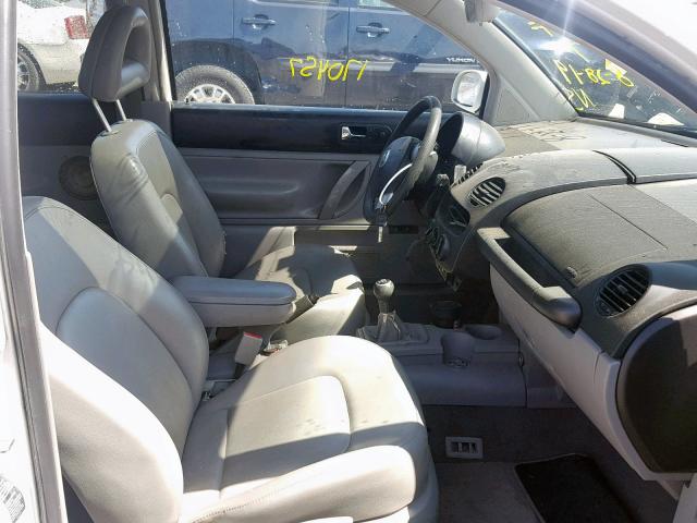 3VWCK21C31M429754 - 2001 VOLKSWAGEN NEW BEETLE თეთრი ფოტო 5