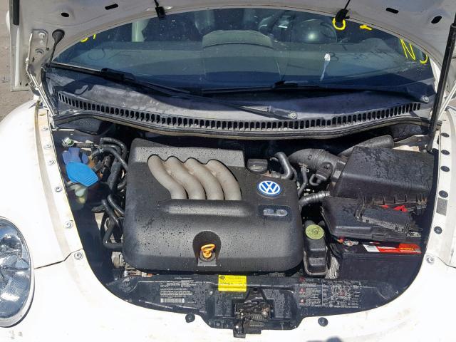 3VWCK21C31M429754 - 2001 VOLKSWAGEN NEW BEETLE თეთრი ფოტო 7