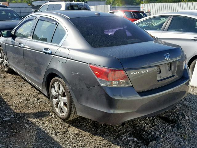 1HGCP36858A086954 - 2008 HONDA ACCORD EXL GRAY photo 3