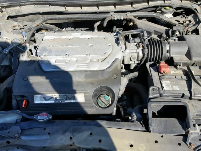 1HGCP36858A086954 - 2008 HONDA ACCORD EXL GRAY photo 7