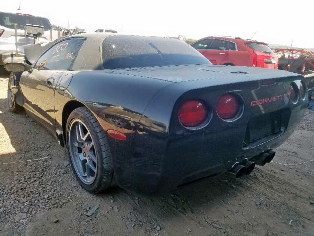 1G1YY12S615111584 - 2001 CHEVROLET CORVETTE Z BLACK photo 3