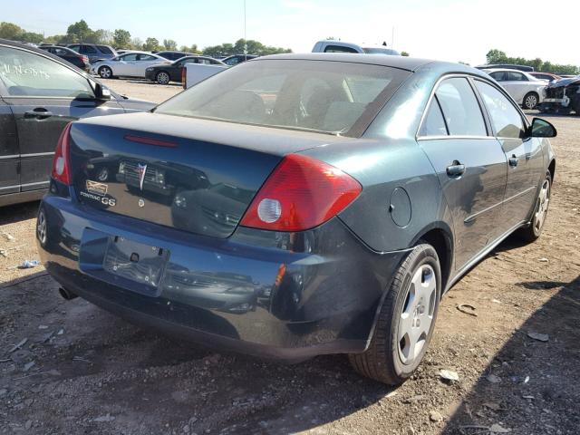 1G2ZF55B164197411 - 2006 PONTIAC G6 SE GREEN photo 4