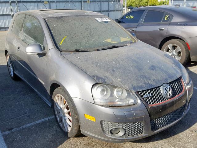 WVWFV71K36W164837 - 2006 VOLKSWAGEN NEW GTI GRAY photo 1