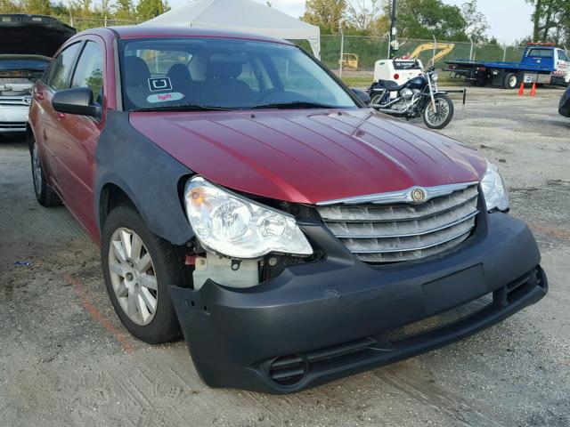 1C3LC46K08N185786 - 2008 CHRYSLER SEBRING LX RED photo 1