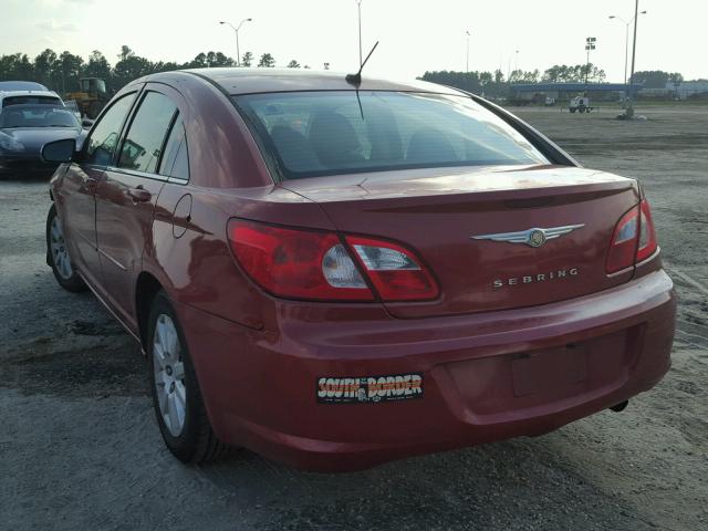 1C3LC46K08N185786 - 2008 CHRYSLER SEBRING LX RED photo 3