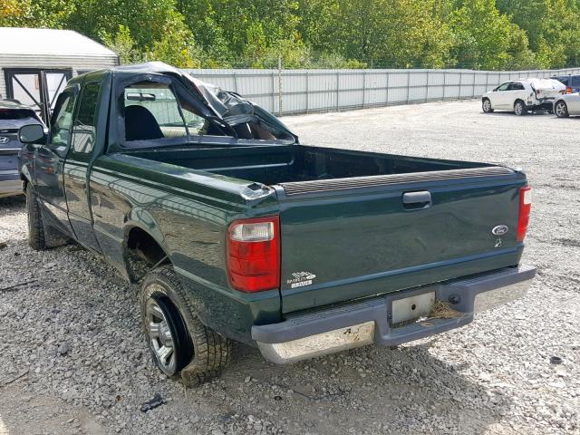 1FTYR44V53PA56971 - 2003 FORD RANGER SUP GREEN photo 3